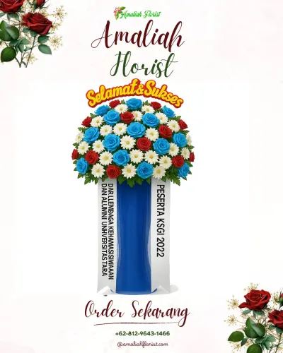 Standing Flower di Aula Kodim 1016 Palangkaraya